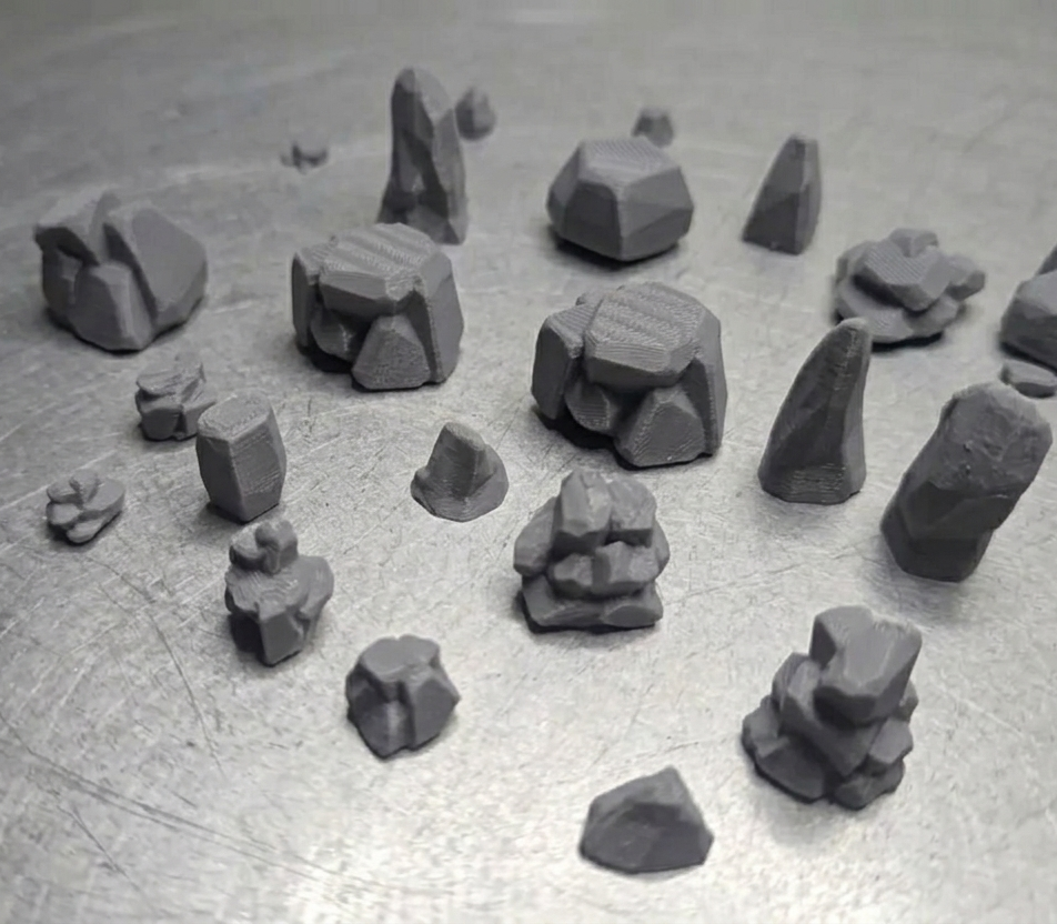 Miniatura 2 do modelo 3D D&D Terrain Set of stones, dnd RPG