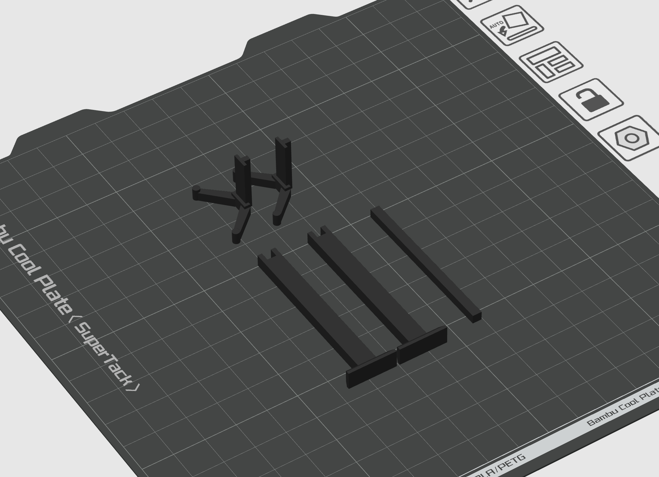 Miniatura 2 do modelo 3D 1/64场景配件：双柱龙门举升机