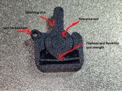 Print-In-Place Fidget Tolerance and Strength test