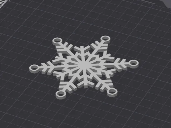 Flocon de neige décoration de Noël