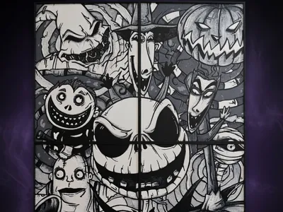 Nightmare Before Christmas HueForge 