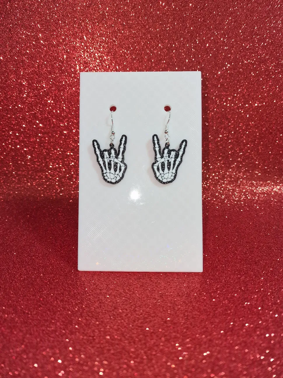 Rock earrings view 2