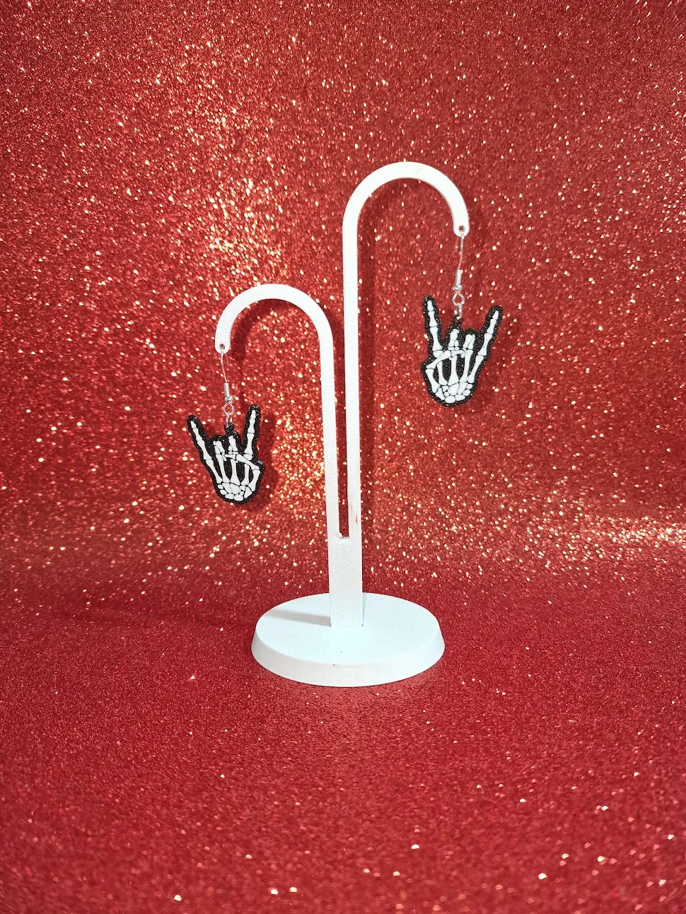 Rock earrings view 3