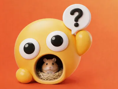 Emoji hamster nest, pet nest, parrot nest, printed in parts for easy assembly