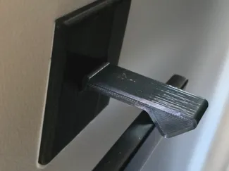 Door stop and wall protector - command strip