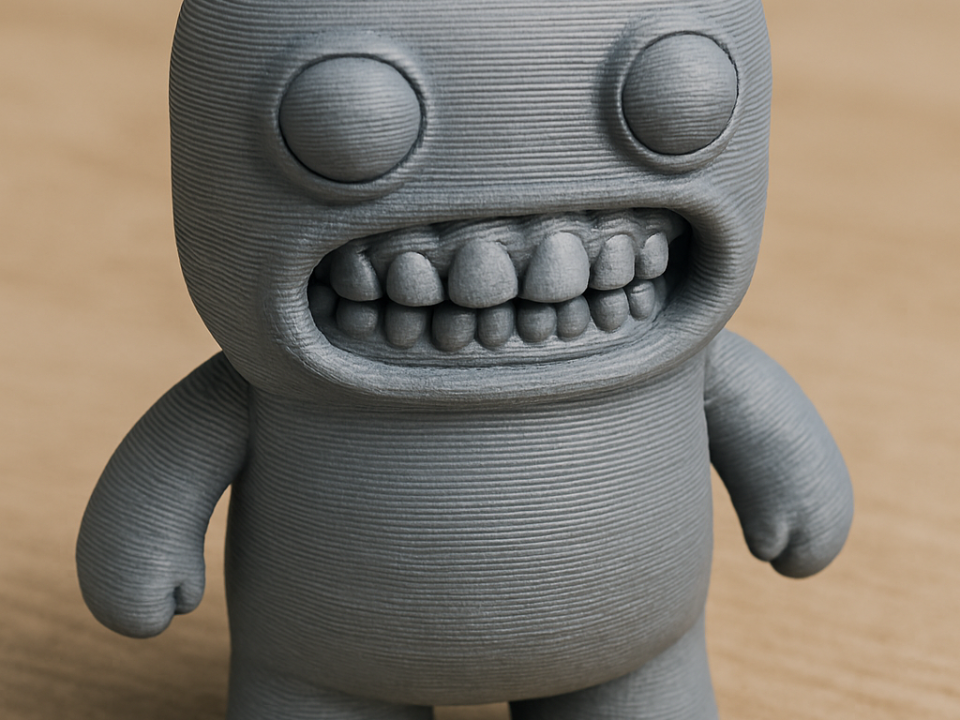 Fuggler‑Style Toothy Monster Creepy‑Cute Figurine