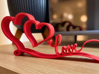Valentine's Day two hearts love