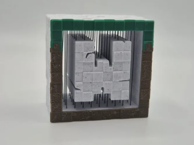 Minecraft Buchstabe-W String Art Alphabet