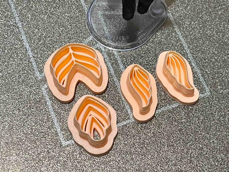Leaf Veins Polymer Clay Cutters Cookie Cutter