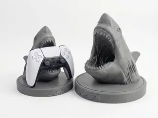 Tiburón Soporte de Mando (PS5) y Escultura