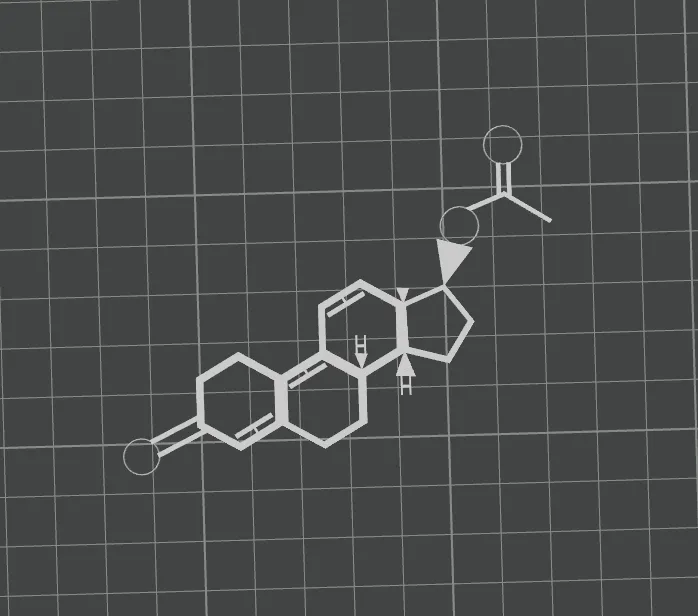 Trenbolone Acetate Molecule
