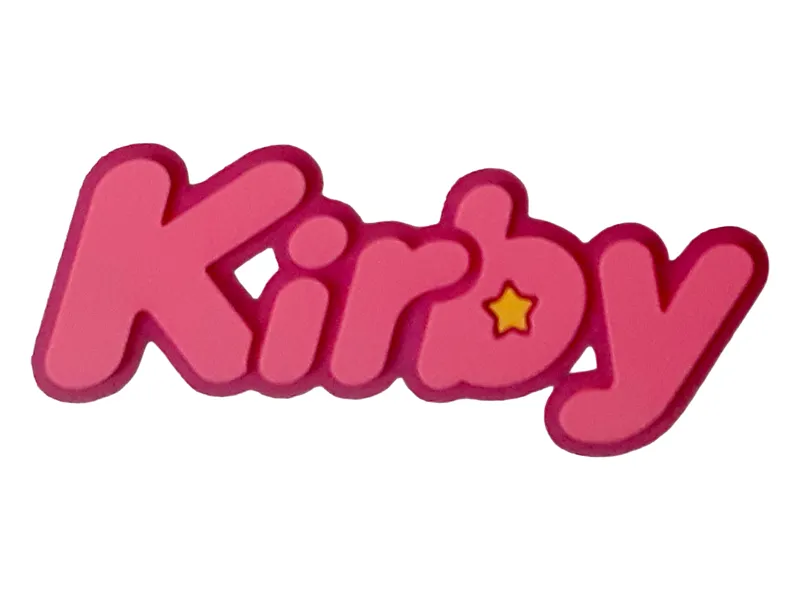 Kirby Logo Nintendo Gaming Video Game Pink