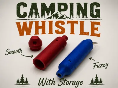 Camping Whistle with Storage