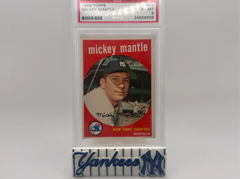 Yankees Pinstripe Adjustable Card Display Stand