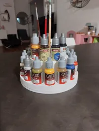 Présentoir rotatif pour 24 pots de peinture — photo 2