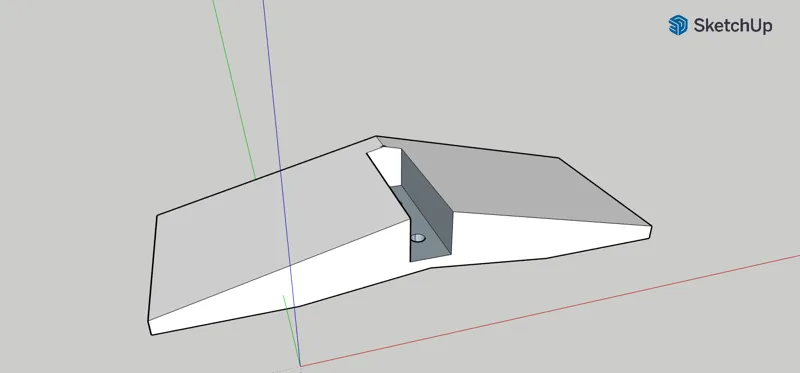Rubbermaid shelf display foot (print two)