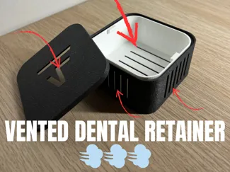 Vented Dental Retainer Box