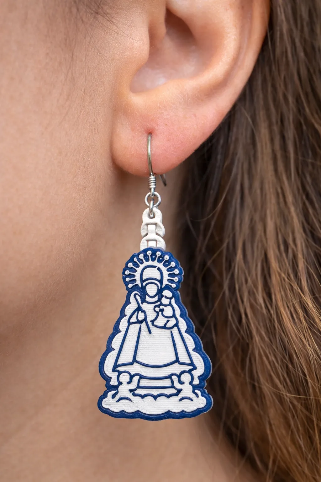 Pendientes Virgen 2 Colores view 2