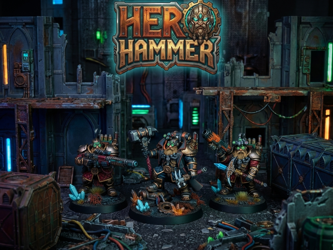 HERO HAMMER SPACE DWARF STEAMPUNK VERSION