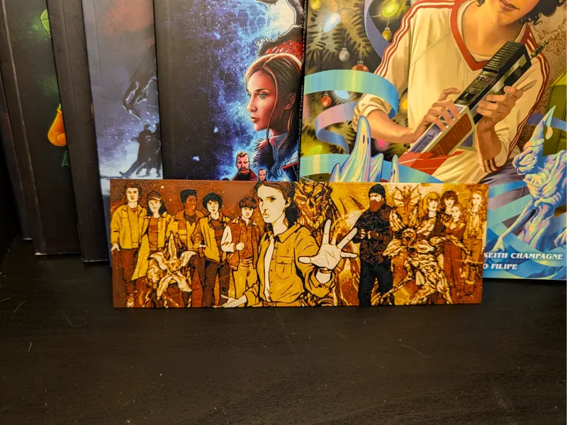 Stranger Things Bookmark | Hueforge Multicolor