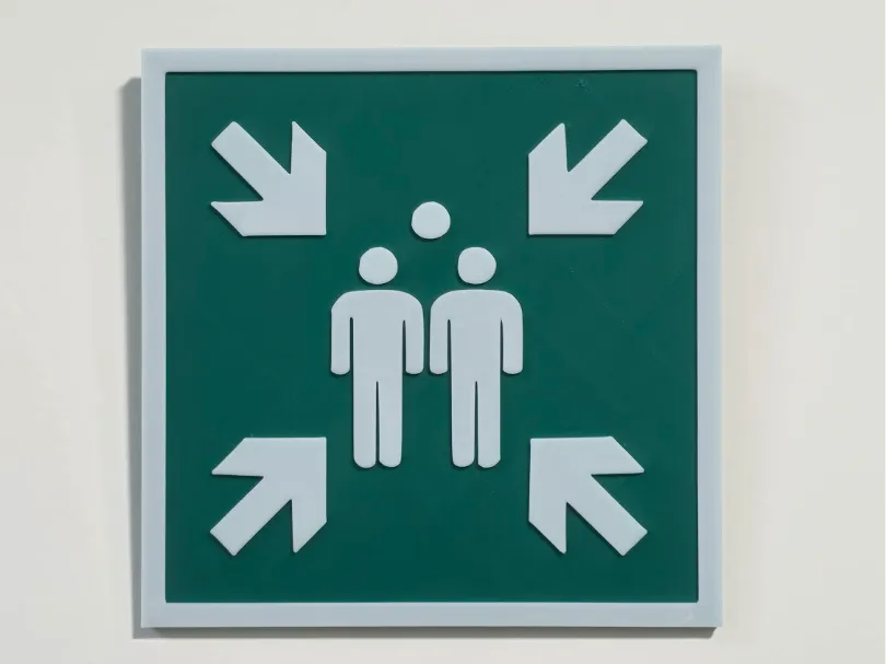 Assembly Point Sign by timo1235 MakerWorld: Download Free 3D Models