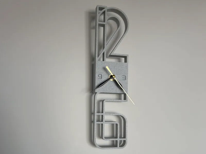 Hollow Decorative Clock