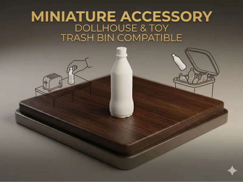 Miniature Beverage Bottle (PET-Style)