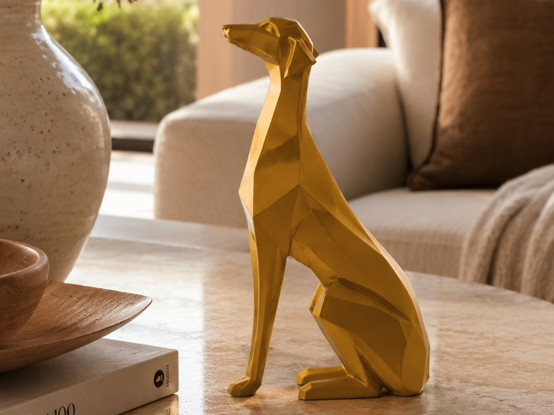 Low Poly Dog– Modern Home Decor
