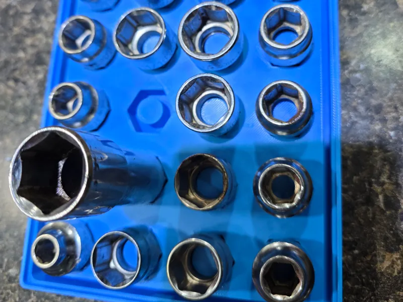 Pittsburgh Go Thru Socket SAE and Metric Organizer