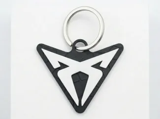 Cupra Keychain - Tortoiseshell pattern (Ams+NoAms)