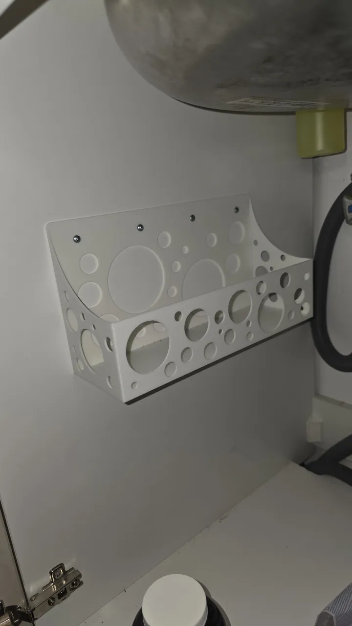 Side mount Shelf organiser under cabinet view 2