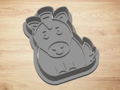 cookie cutter horse - cutter and stamp