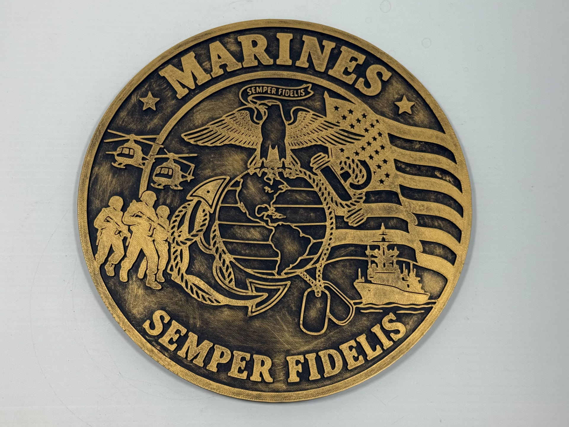Marines Semper Fidelis Medallion