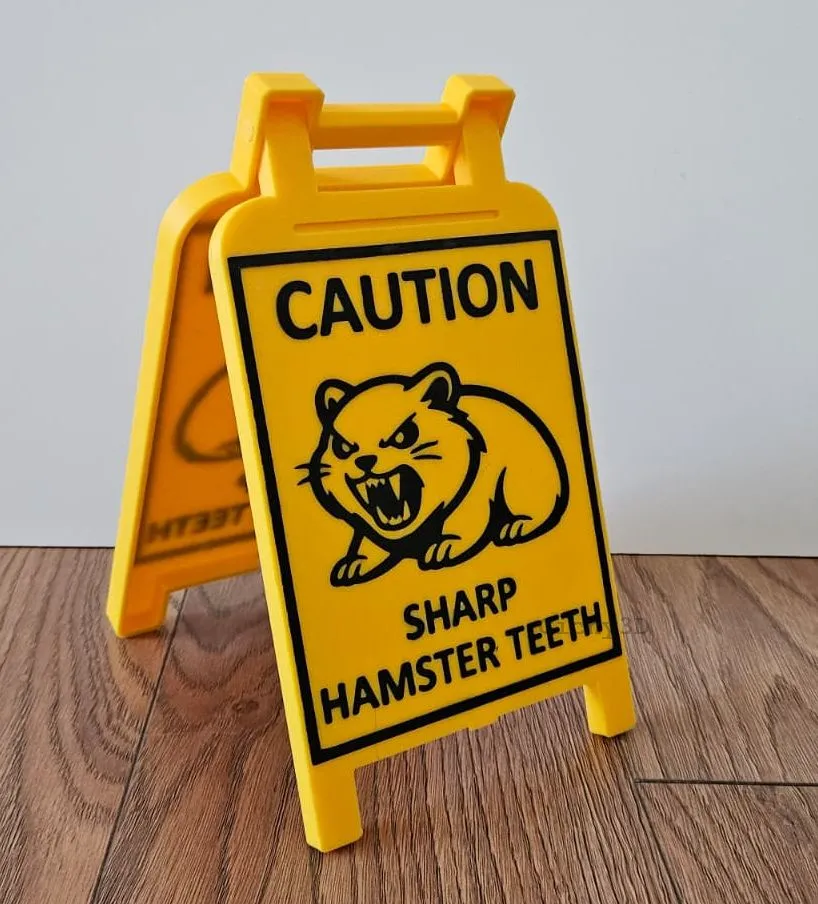 CAUTION SHARP HAMSTER TEETH [NO AMS] [NO SUPPORT] - Free 3D Print Model ...