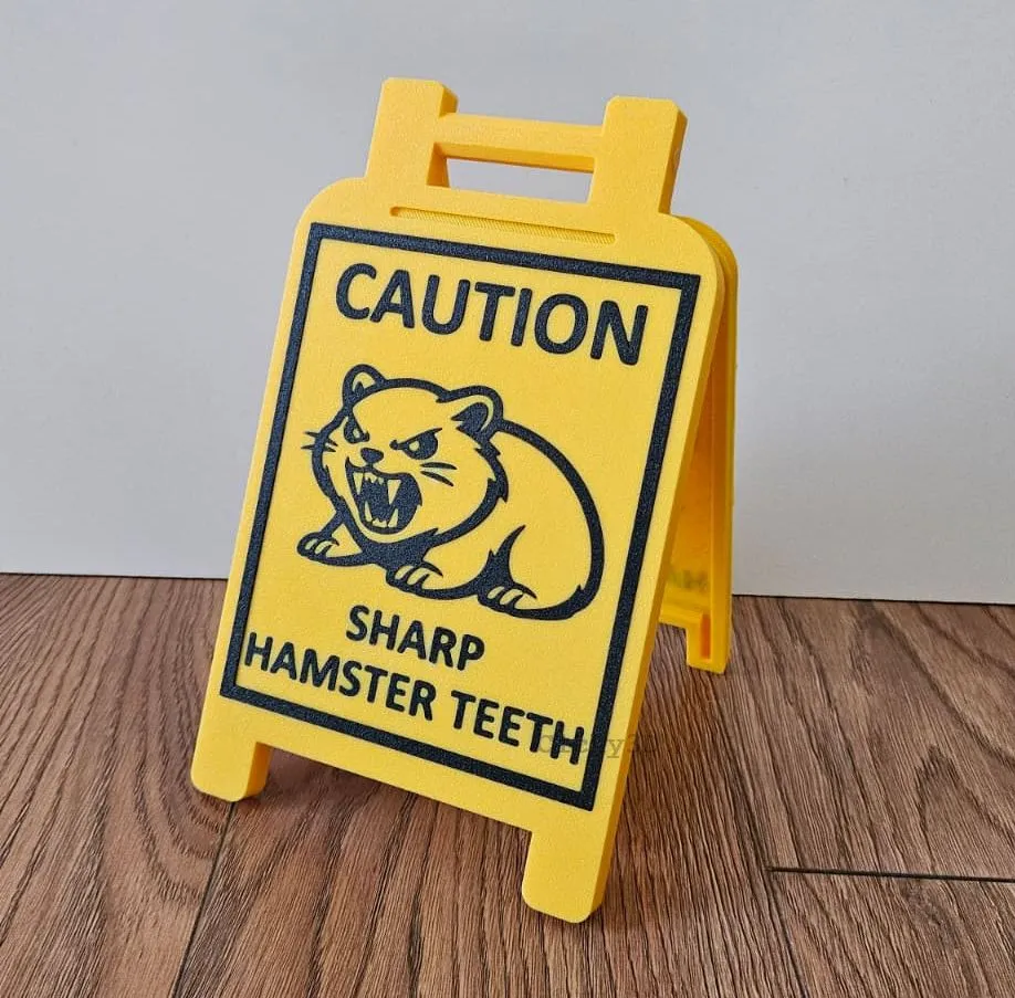 CAUTION SHARP HAMSTER TEETH [NO AMS] [NO SUPPORT] - Free 3D Print Model ...
