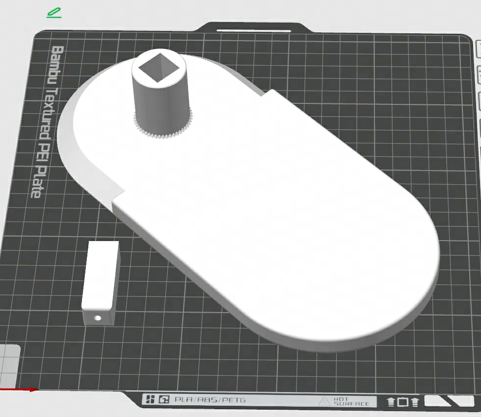 Miniatura 1 do modelo 3D 【方便锁定/旋转切换】的肘托/桌面延长板