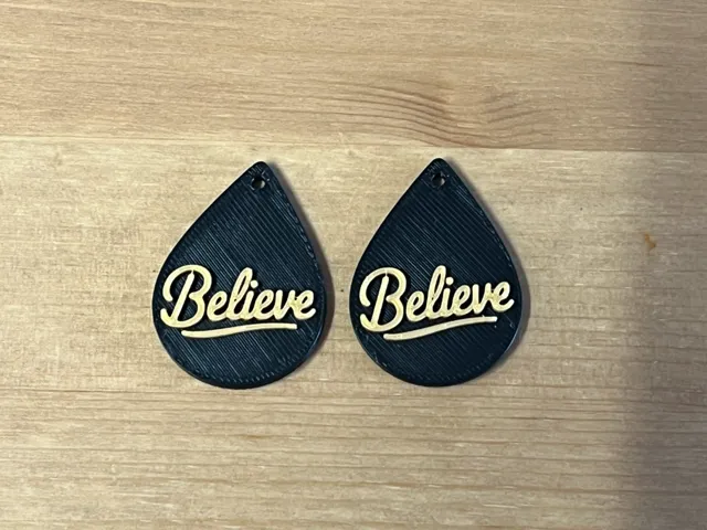 believe earrings
