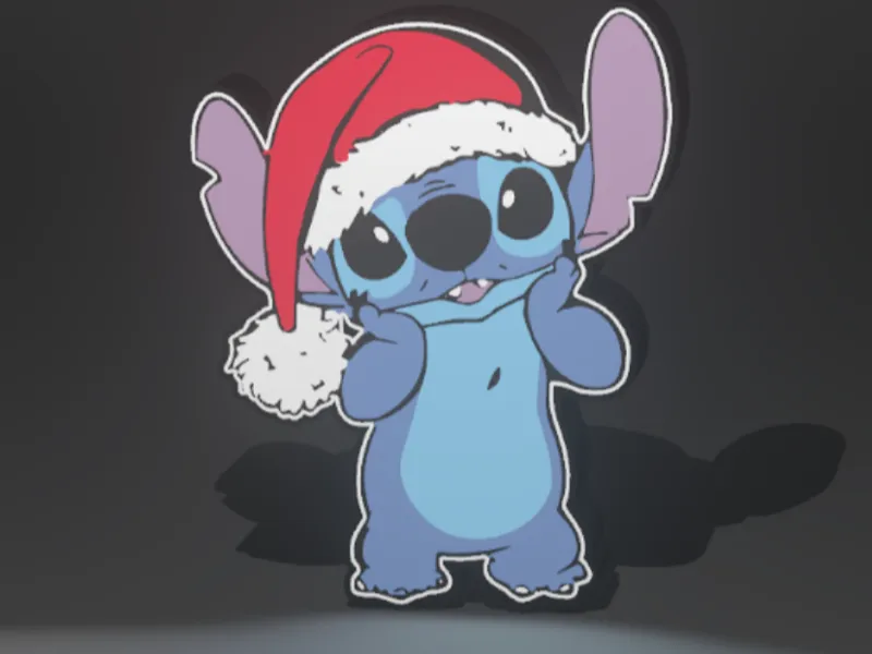 Christmas Stitch Lightbox Deco Model