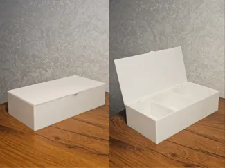 Box with lid (fully printable, easy to assemble)