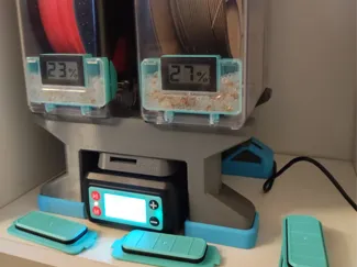 SnapFeet booster for PolyDryer Double Barrel Mod