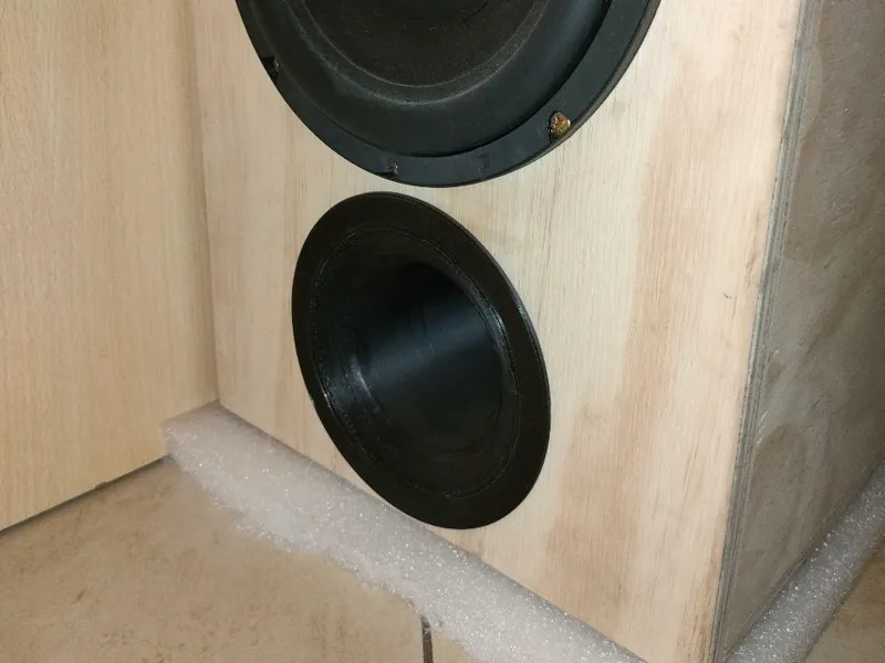 Tromba Reflex 74mm per Subwoofer Flangia Reflex 