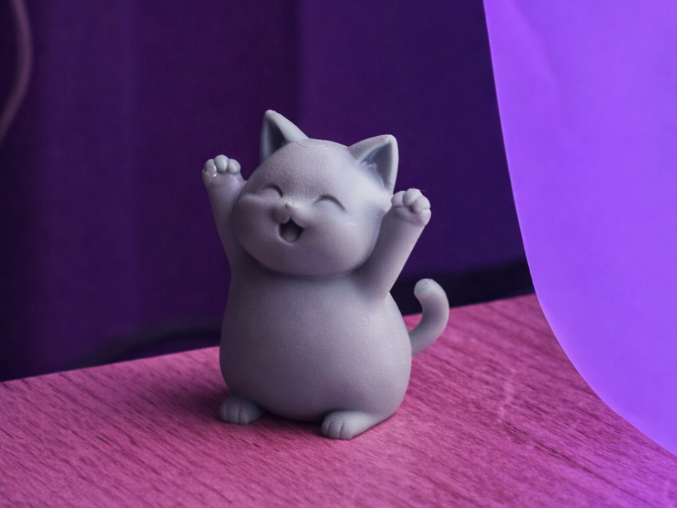 Happy Chibi Cat - Tiny Kitty