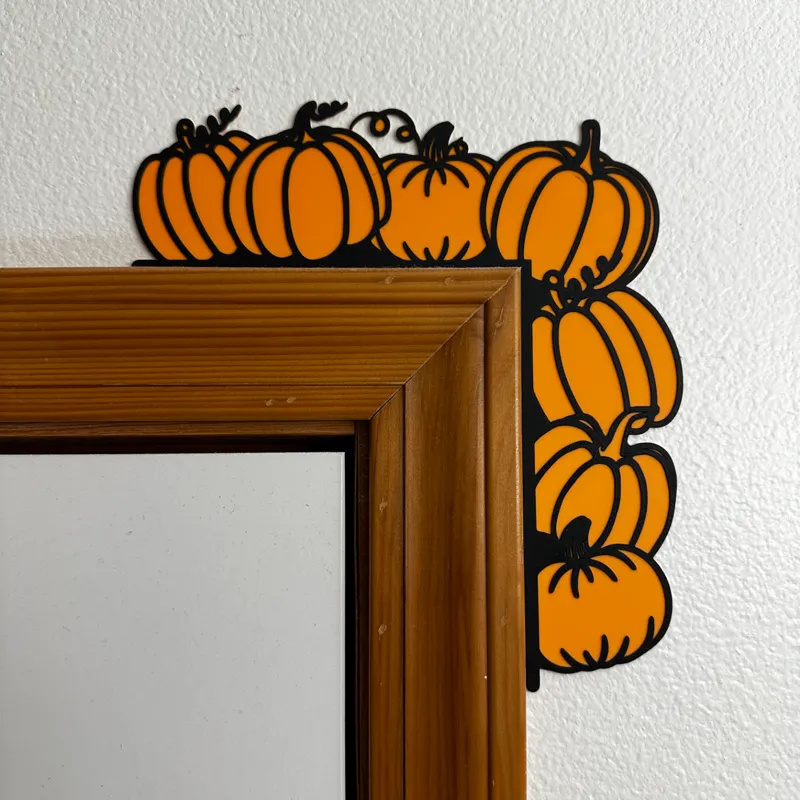 Pumpkin Corner Trim Decor