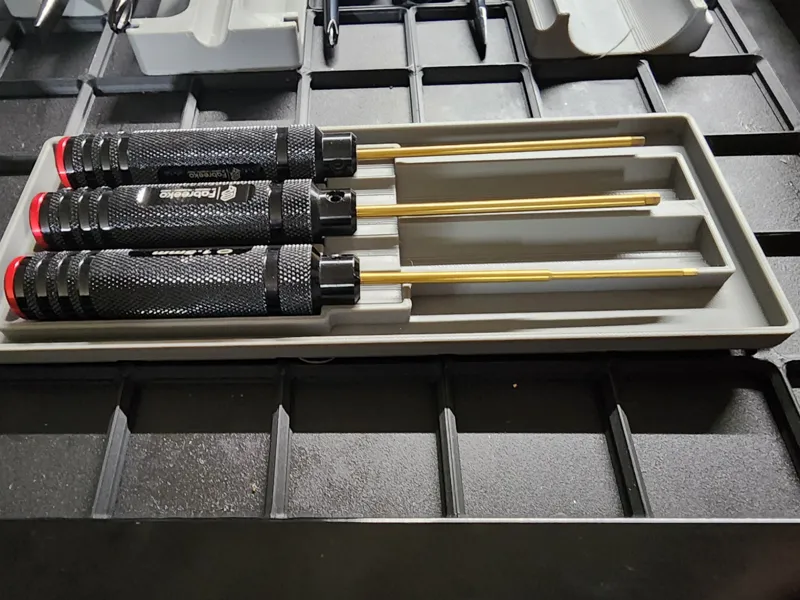 Gridfinity Hex Diver Tray