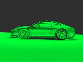 3D porsche  