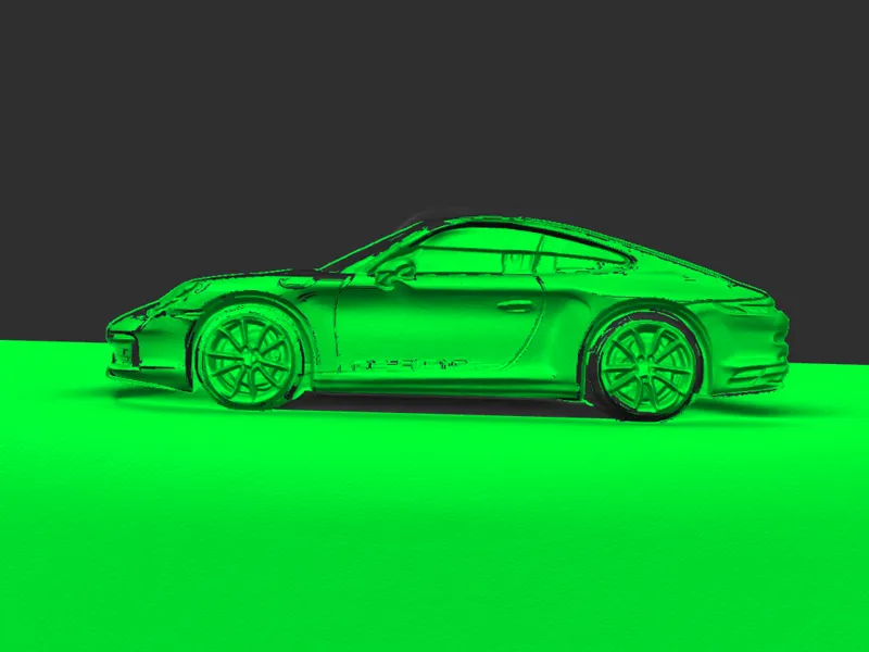 3D porsche  