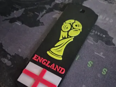 england world cup bookmark