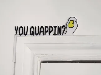 Bathroom Door Corner You Quappin