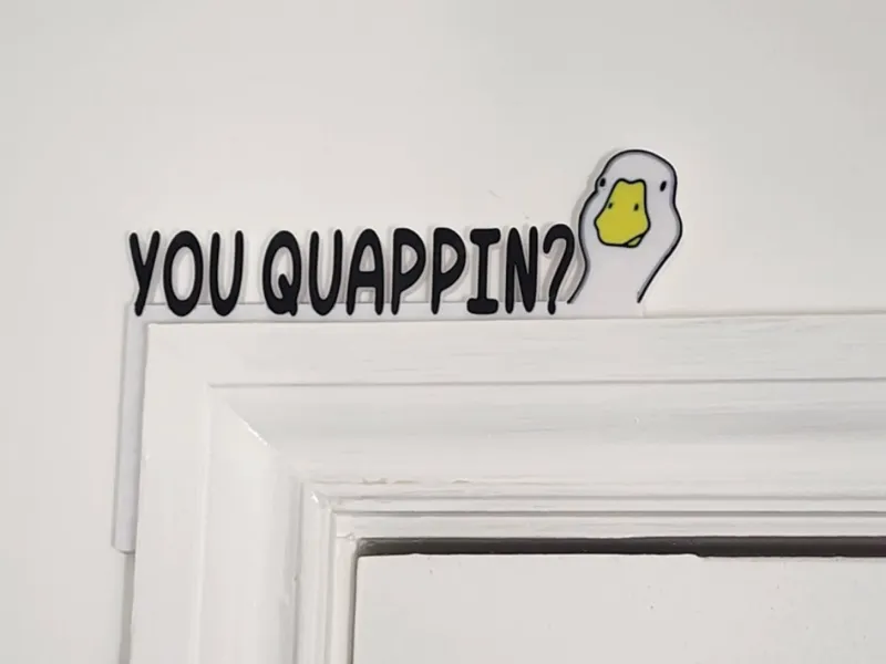 Bathroom Door Corner You Quappin