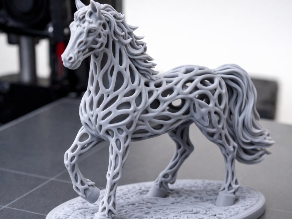 Luminous Horse – Openwork Decorative Figure